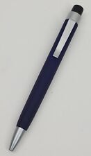Diplomat Magnum Ballpoint Writing Pen Navy Blue & Silver Germany Bubble Tip picture