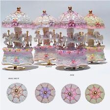 Carousel Merry Go Round  Music Box Luxury Color Change LED Light Rotating picture