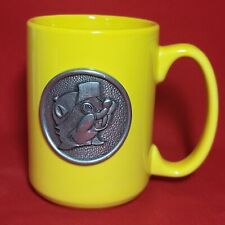 Buc-ees Novelty Yellow Mug Animal Beaver Buddies Coffee Cup 15 oz picture