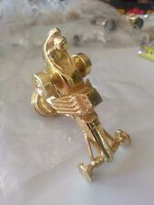 NOS Circa 60's GOLD Tone Dragster Trophy Topper picture