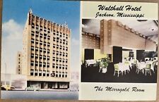 Jackson Mississippi Walthall Hotel Restaurant Multiview Postcard picture