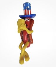 2001 Wienerschnitzel 40th Anniversary Antenna Topper Hot Dog Patriot Vintage picture