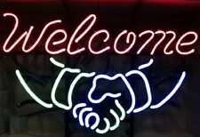Welcome Handshake Neon Light Sign 20