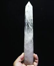 1.36lb Natural Clear Quartz Crystal Tower Obelisk Wand Point Specimen picture