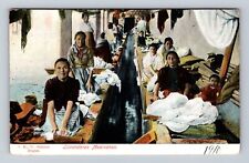 Ciudad Juárez Mexico, Lavanderas Mexicanas, Laundry Workers, Vintage Postcard picture
