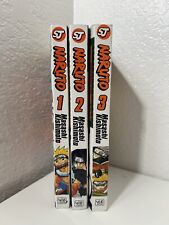 Naruto Shonen Jump Manga Volumes 1-3 Anime Graphic Novels Kishimoto Books picture