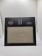 Vintage Metal Haloween Picture Frame 5 1/2 X 3 1/2 Pictures Jack-O-Lantern  picture