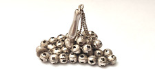 Antique Solid silver rosary pure Islamic 33 Beads silver 925 23g picture