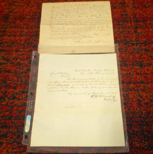 Early 1800s Handwritten Letter General John Wool Military Special Orders 2 picture