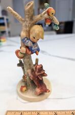 Vintage Goebel Hummel Culprits 56/A Boy Climbing Tree with Dog Germany picture