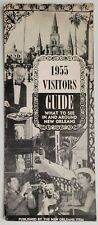 1955 New Orleans Visitors Guide Pamphlet w/ Map & Photos Scarce picture