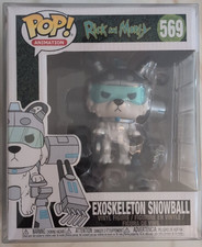 Funko Pop Animation Rick and Morty Exoskeleton Snowball 6 inch #569 Vaulted picture