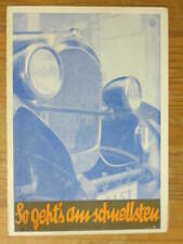 Leipzig Germany Car Automobile Dealership Adv c1930s-40s Postcard gfz picture