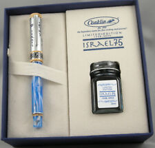 Conklin Israel 75 Limited Edition Fountain Pen Set - New - Medium Nib picture