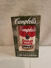 RARE FIND- Vintage Campbell's Collection Edition Glass Soup Can Ornament picture