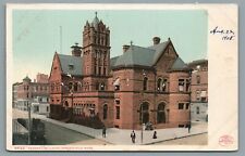 Federal Building Springfield Mass Undivided Back Early 1900s Vintage Postcard picture