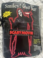 VTG RARE Smiley Ghost Face Scary Movie Fun World Costume Mask Easter Unlimited picture