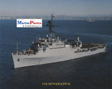 USS DENVER LPD 9 LITHOGRAPH PHOTO 8 X 10 picture