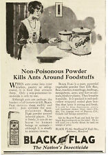 1923 BLACK FLAG Ant Killer Insecticide Pesticide art Vintage Print Ad picture