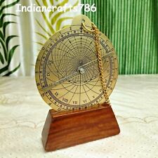 Antique Brass Astrolabe Vintage Navigation Instrument Star Observation Device picture