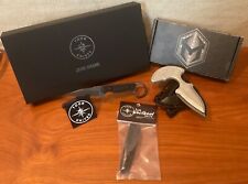 Toor Knives Jank Shank Outlaw & Heretic Sleight Stonewash - IWB CLIP picture