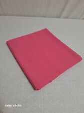 Vintage Neon Pink Cotton Fabric Medium Weight 79