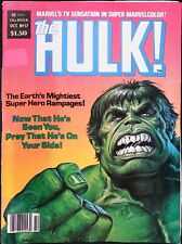 Hulk Magazine #17 (1979) - Cover is detached, split and taped - Low Grade picture