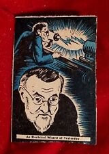 1937 D146 Charles Proteus Steinmetz Donut Corp. 30s Strip Card Electrical GENIUS picture