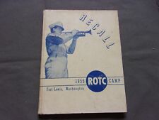 Yearbook Annual ROTC Camp 1955 Fort Lewis Washington Recall picture