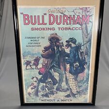 Vintage Genuine Bull Durham Smoking Tobacco Advertising Poster 25 3/8