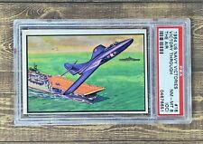 1954 BOWMAN US NAVY VICTORIES CARD #18 VICTORY THROUGH THE AIR PSA8 OC picture