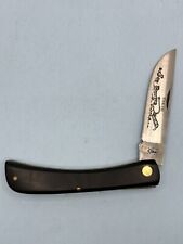 Vintage Case Cutlery Sod Buster Black Derlin Handle Knife Made In USA picture