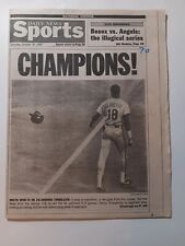 N.Y Mets win NL pennant beat astros in thriller oct. 16,1986 N.Y daily news picture