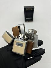 Vintage Lot of 3 Zippo Lighters Untested / For Parts picture