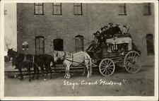 Stage Coach MEDORA Deadwood Medora Stagecoach Co c1920 Real Photo Postcard picture