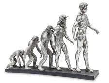 Evolution from Apes to Human Statue Figurine Ape Large Home Decor Art Deco 22'' picture