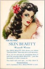 HOLLYWOOD California Advertising Postcard SKIN BEAUTY COSMETIC CREAM Hassenstein picture