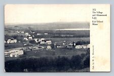 East Orland Maine Village and Alamoosook Lake Postcard picture