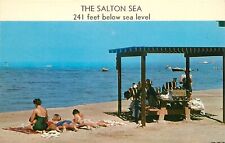 c1950s The Salton Sea, Beach Scene, California Postcard picture