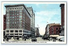 c1910's East From 18th From Douglas Business District Omaha Nebraska NE Postcard picture