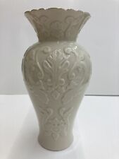 LENOX  10 INCH TALL GEORGIAN SCROLL 24 K GOLD DECORATED picture