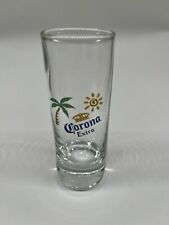Vintage Corona Extra Tall Shot Glass Palm Tree Sun Limited Production  picture