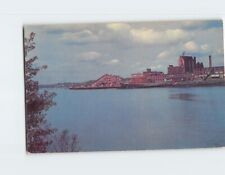 Postcard Looking North On The Penobscot River at Bangor, Maine picture