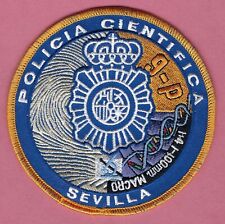 SEVILLA SPAIN POLICIA CIENTIFICA FORENSIC CSI SHOULDER PATCH picture
