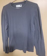 MASSIF Long Sleeve Shirt MEDIUM Gray Moisture Wicking Anti-microbial Stretch  picture
