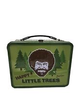 Bob Ross Happy Little Trees Tin Lunch Box EXCELLENT CONDITION picture