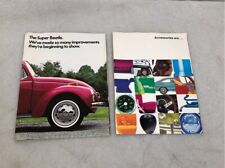 2 1970-1971 VW/Volkswagen Brochure/Accessories Catalogs Super Beetle/Campmobile picture