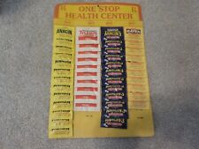 OLD ORIGINAL STORE CARD ONE STOP HEALTH RX CENTER ANACIN BAYER TYLENOL PACKETS picture