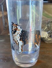 Vintage Lassie drinking glass picture