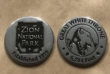 Zion National Park Token Great White Throne  picture